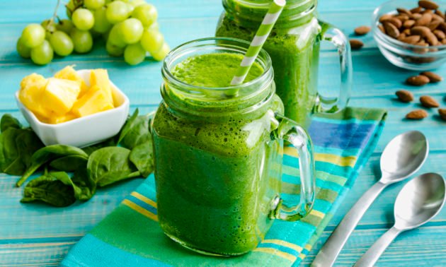 Con estos jugos verdes puedes perder las libras del vientre