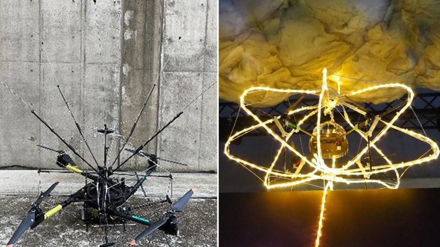 Así funciona el primer dron que controla rayos de forma segura