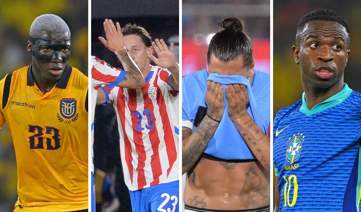 Brasil y Uruguay se complicaron: tabla de Eliminatorias tras la fecha 15