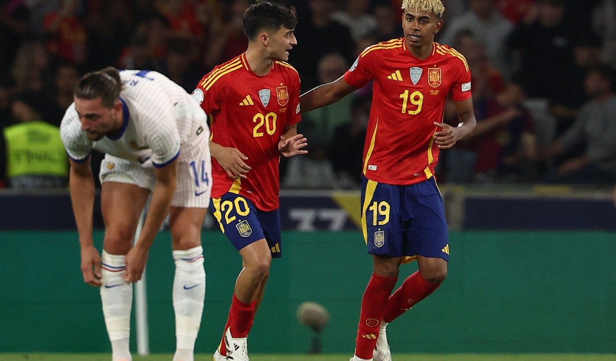 España despidió a Francia de la Nations League al ritmo de Lamine y Nico