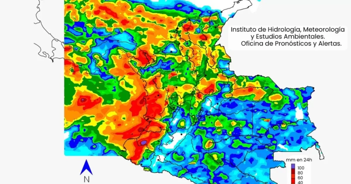 Alerta por lluvias intensas en San Andrés este fin de semana