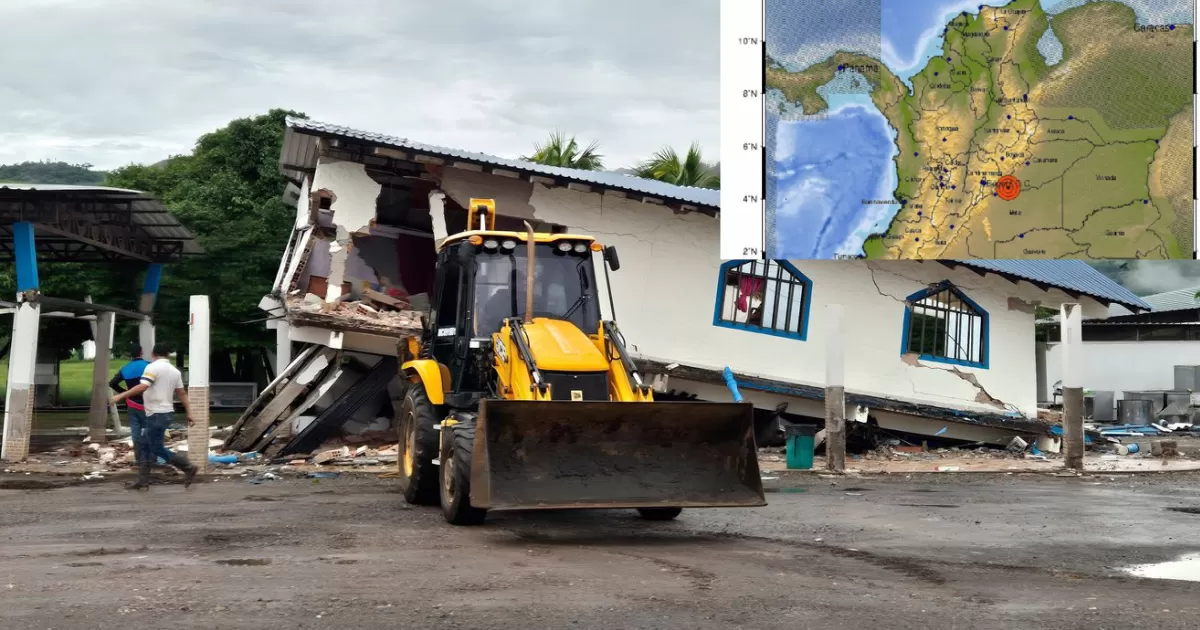 Fuerte TEMBLOR en COLOMBIA deja preocupante SECUELA