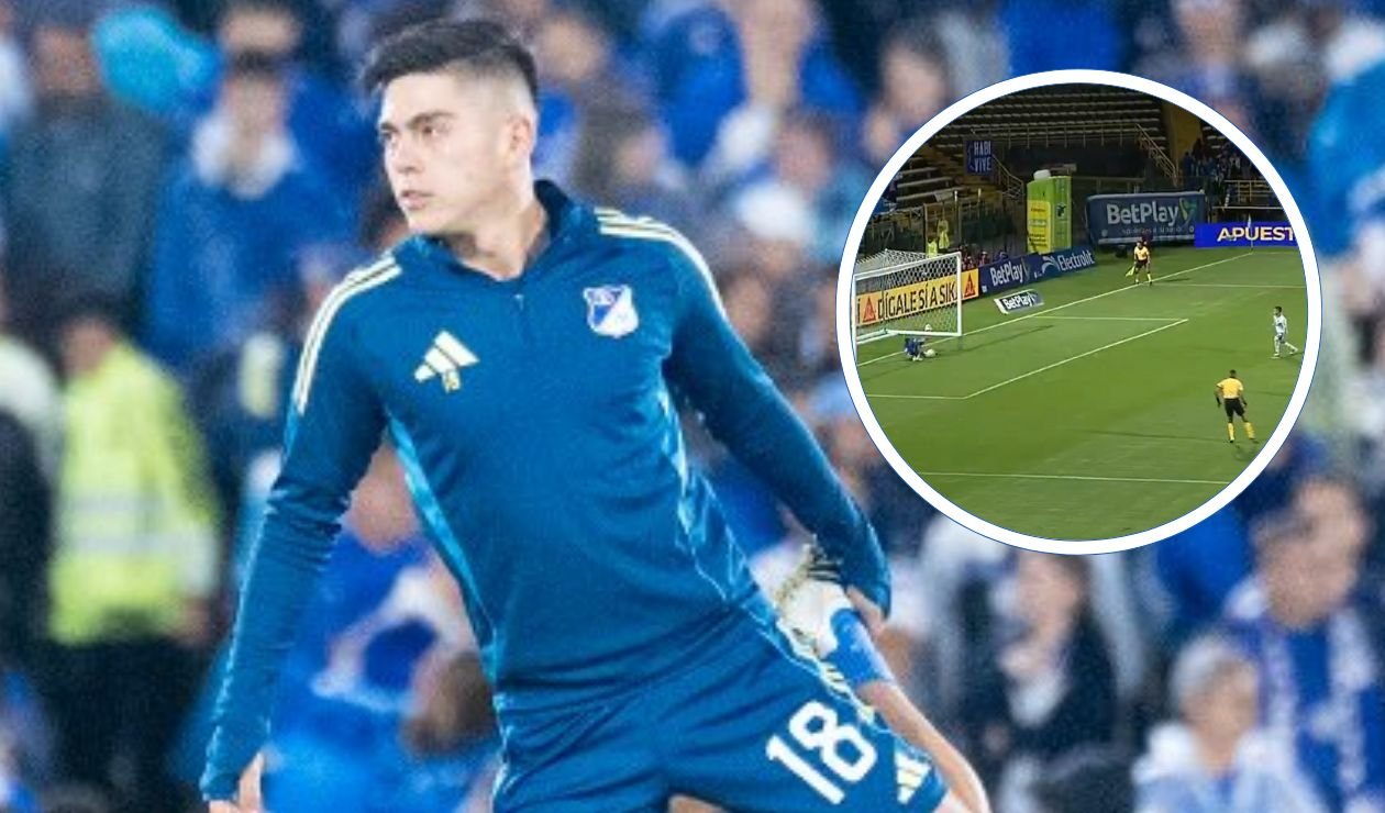 [VIDEO] ¿Y la magia? Daniel Ruiz botó penal en el debut de Millonarios