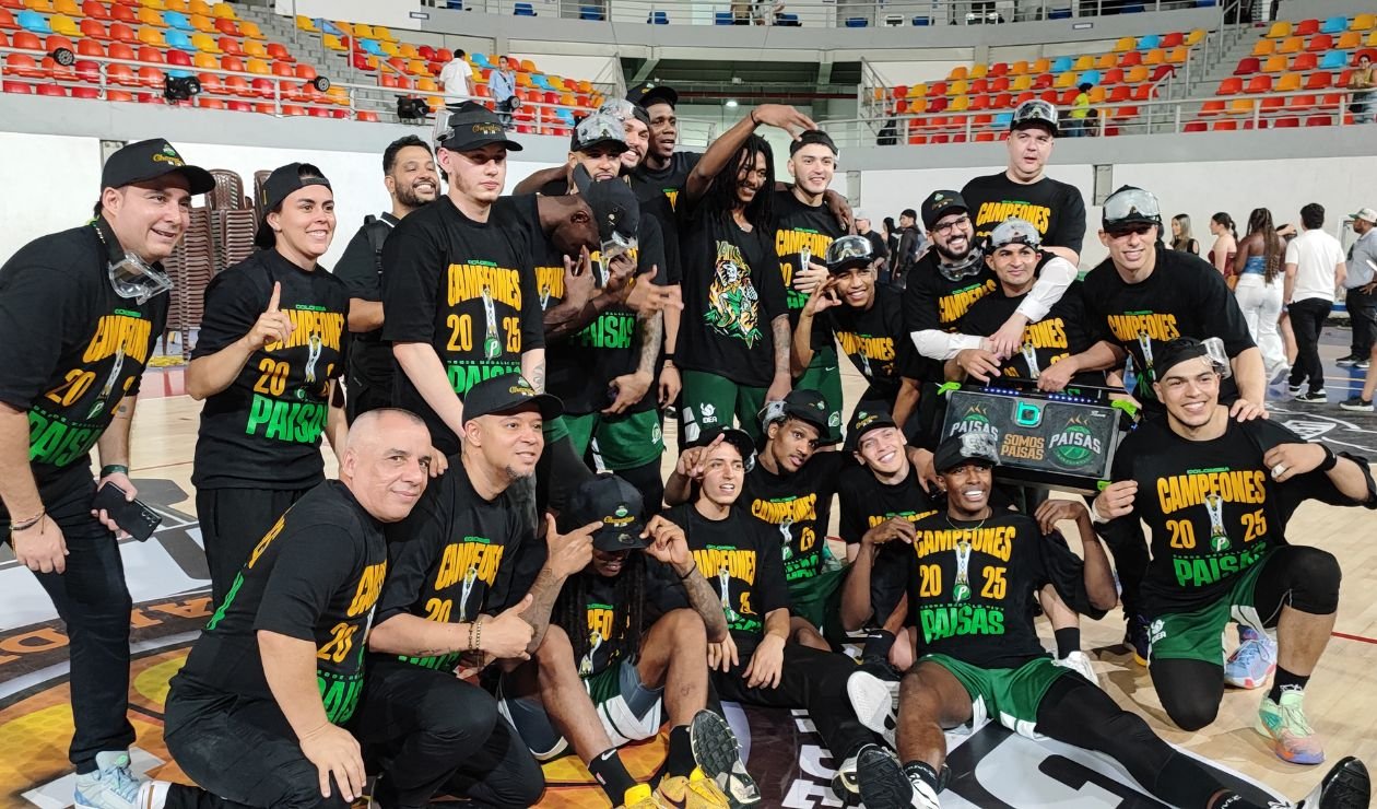 Paisas es campeón de la Liga Profesional de Baloncesto: rompe sequía de 9 años