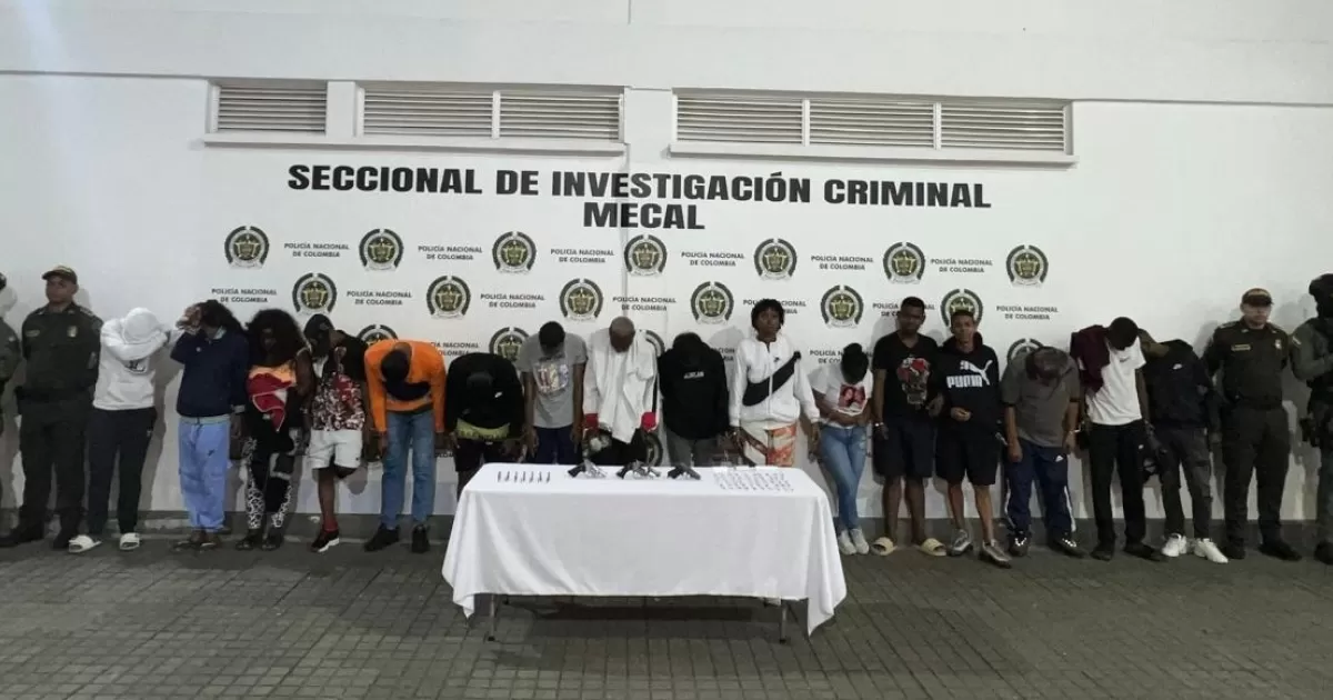 Desarticulan tres estructuras delincuenciales en Cali
