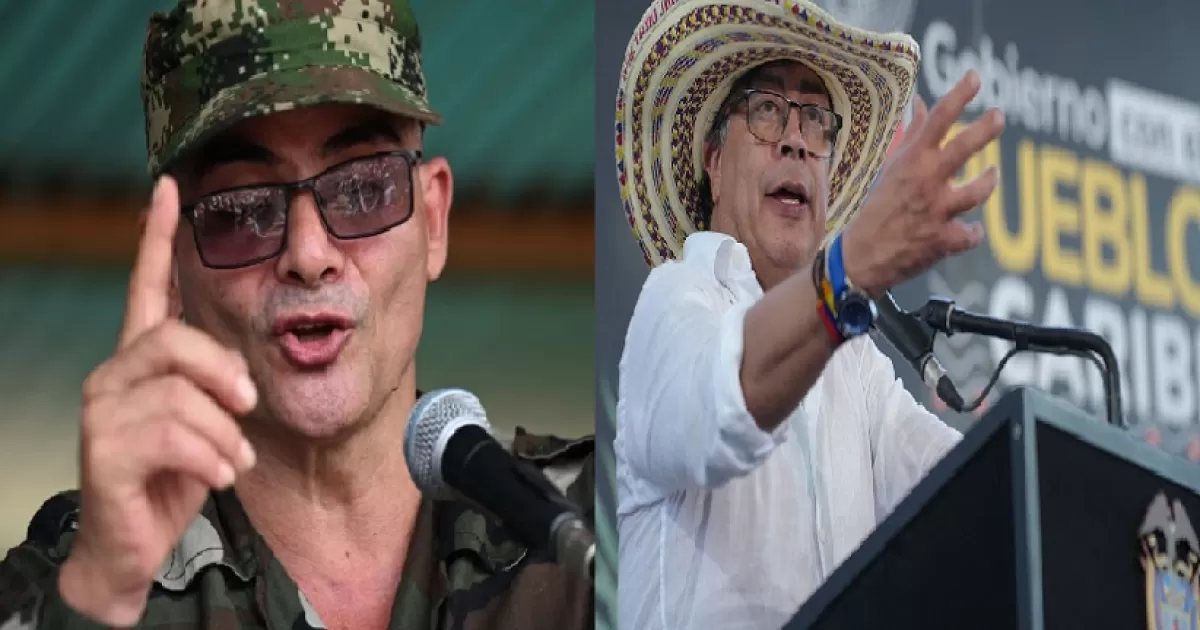 Alias Iván Mordisco critica política de paz de Petro