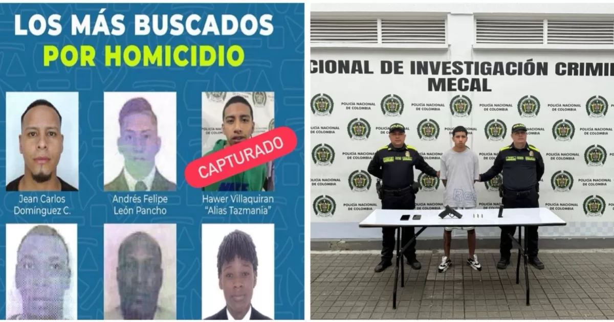 Capturan a 'Tazmania' por doble homicidio