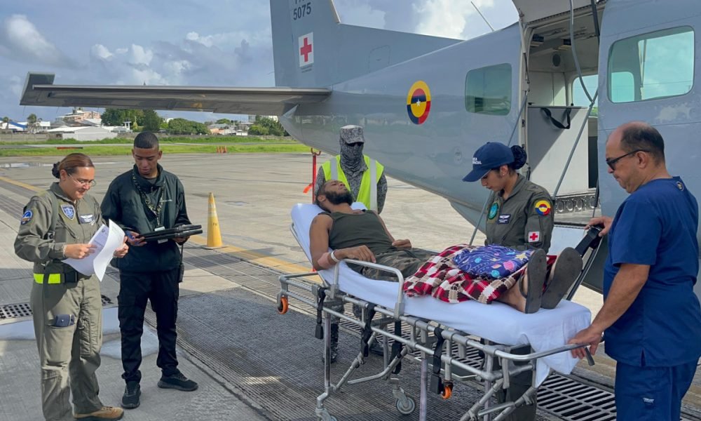 Fuerza Aérea realiza nuevo traslado aeromedico desde Providencia hacia San Andrés